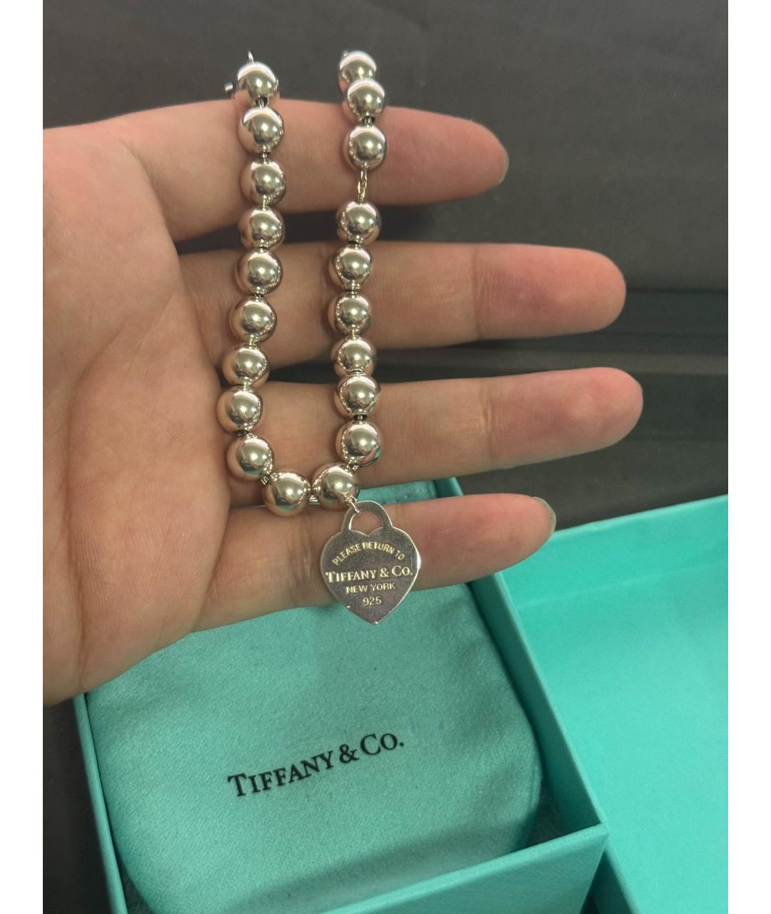 TIFFANY&CO Серебряный серебряный браслет, фото 4