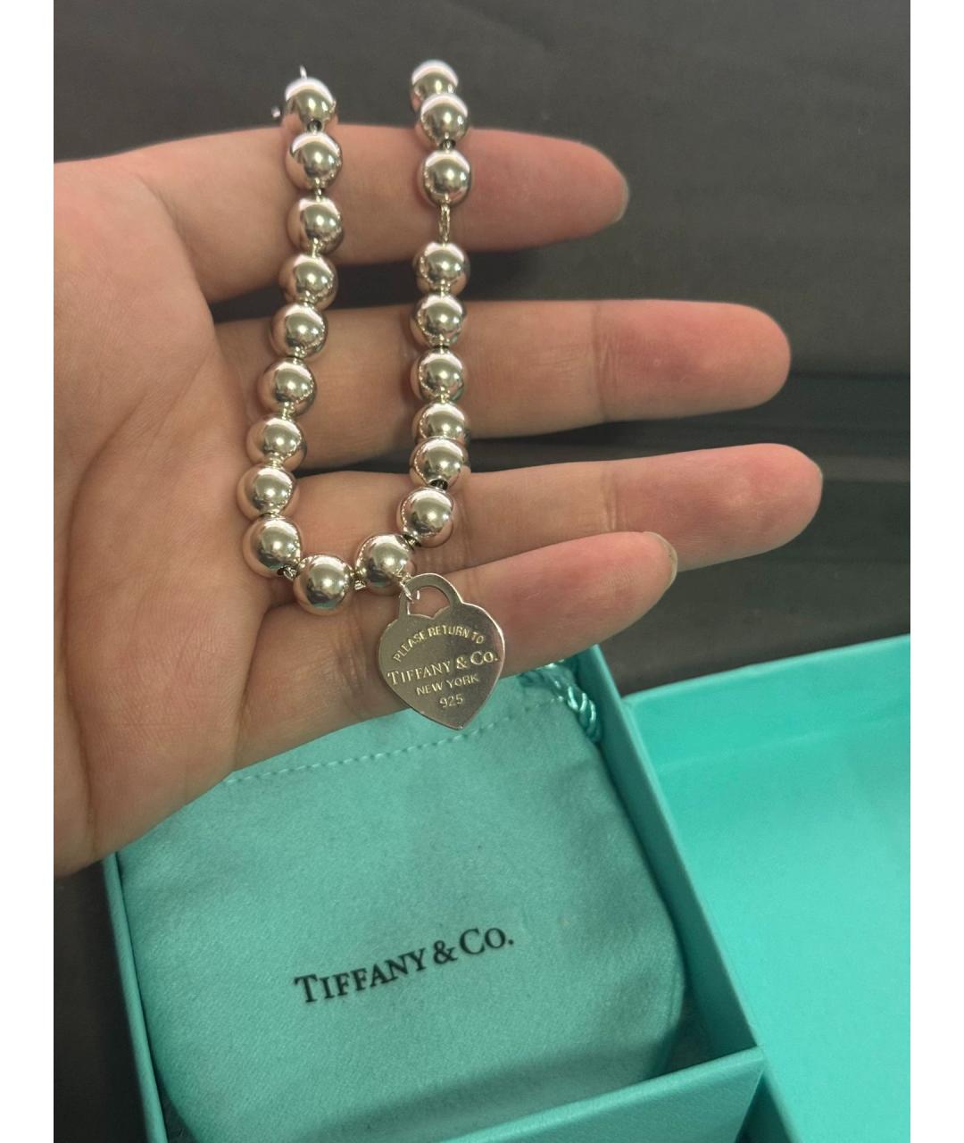 TIFFANY&CO Серебряный серебряный браслет, фото 6