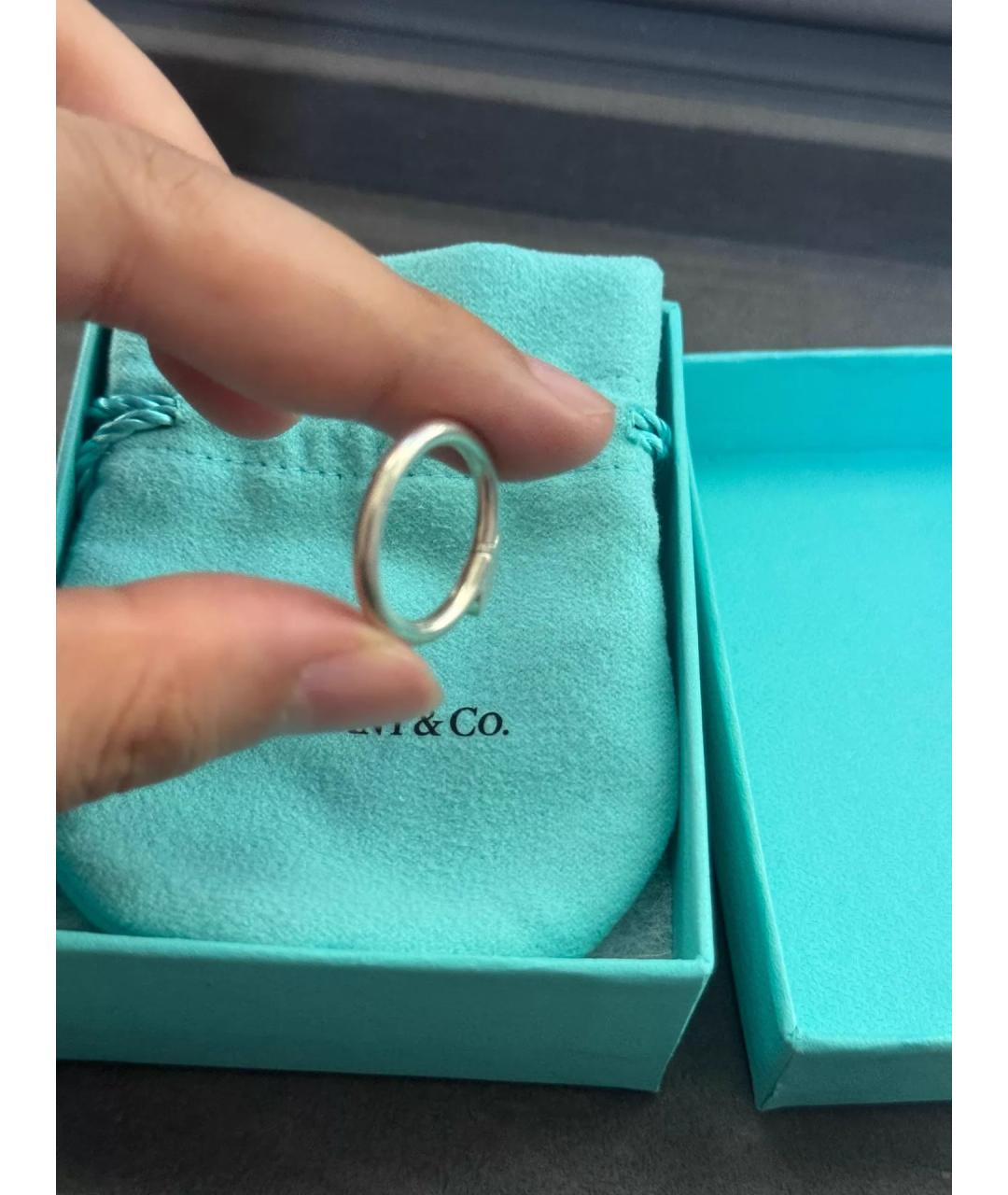 TIFFANY&CO Серебряное серебряное кольцо, фото 6