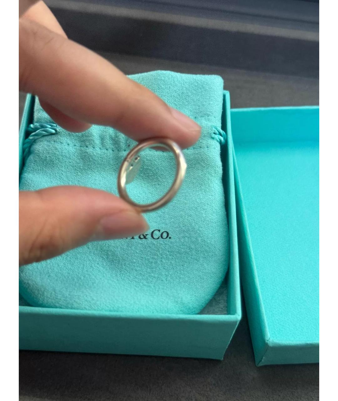TIFFANY&CO Серебряное серебряное кольцо, фото 5