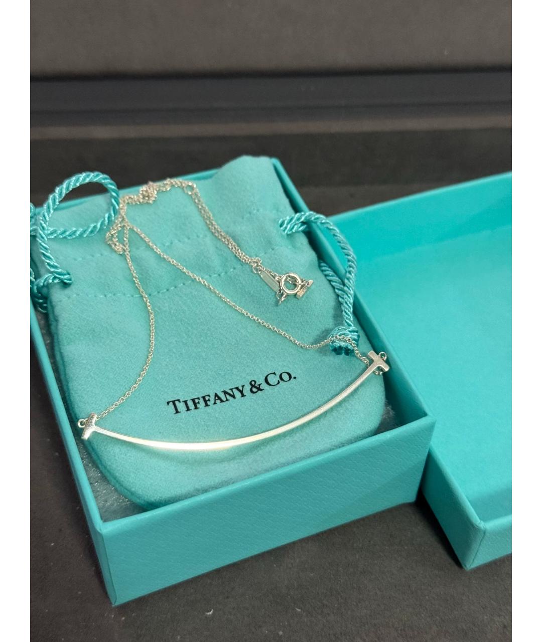 TIFFANY&CO Серебряное серебряное колье, фото 6