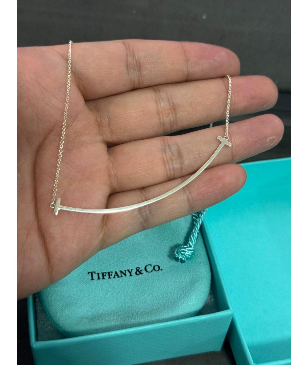 TIFFANY&CO Серебряное серебряное колье, фото 3