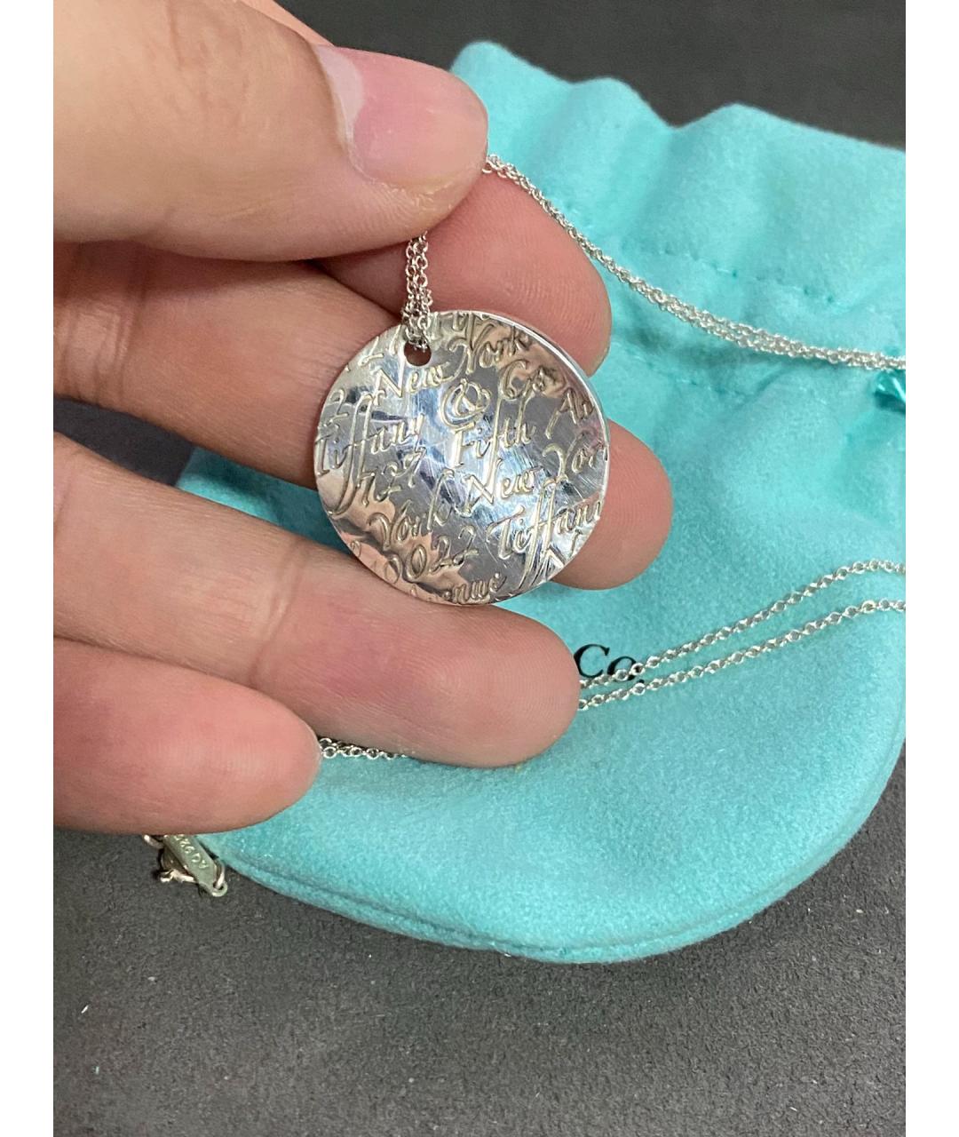 TIFFANY&CO Серебряная серебряная подвеска, фото 6