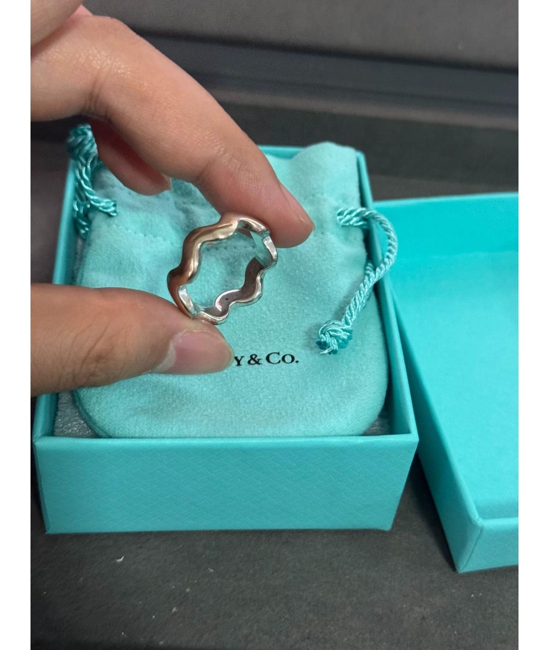 TIFFANY&CO Серебряное серебряное кольцо, фото 6