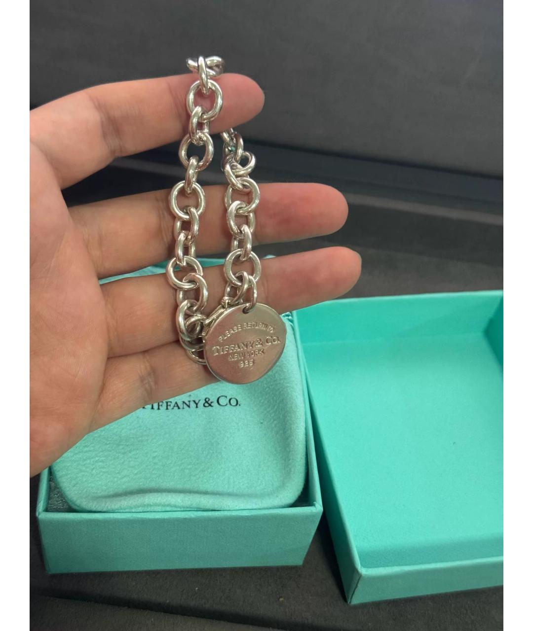 TIFFANY&CO Серебряный серебряный браслет, фото 2