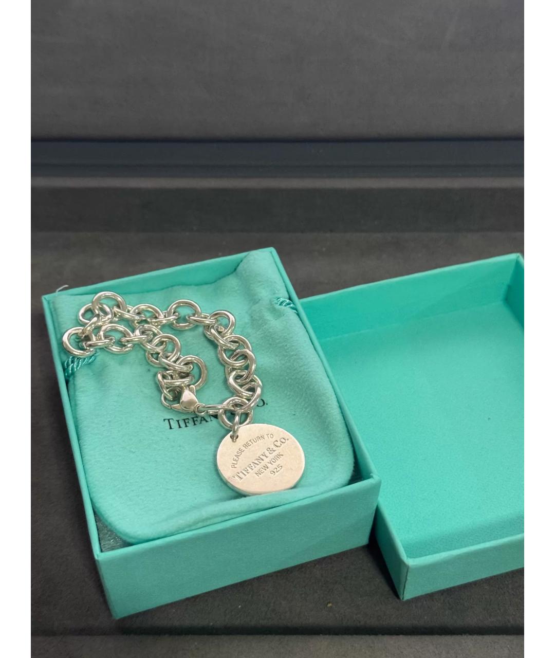 TIFFANY&CO Серебряный серебряный браслет, фото 8