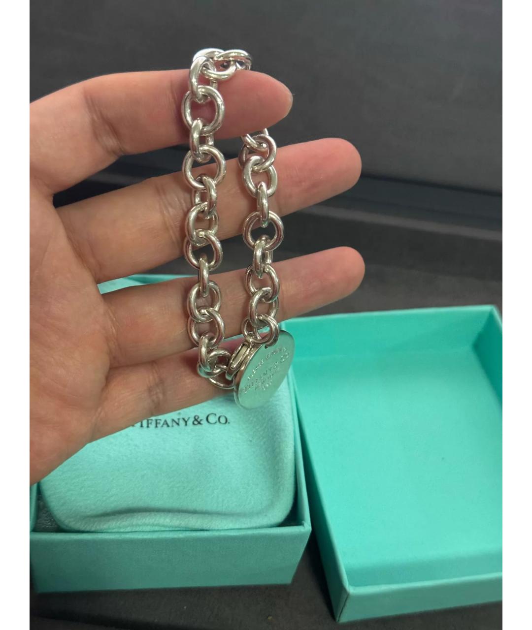 TIFFANY&CO Серебряный серебряный браслет, фото 3