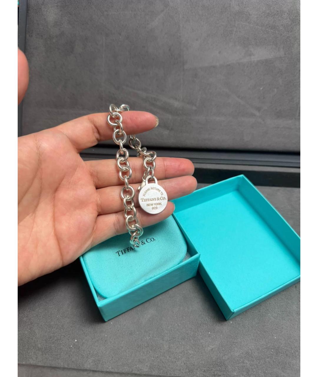 TIFFANY&CO Серебряный серебряный браслет, фото 2