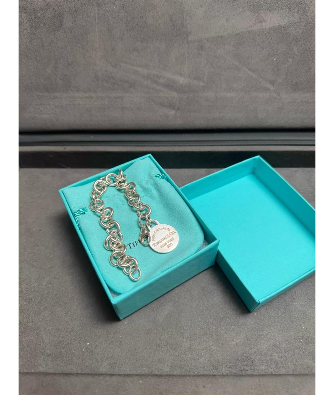 TIFFANY&CO Серебряный серебряный браслет, фото 7