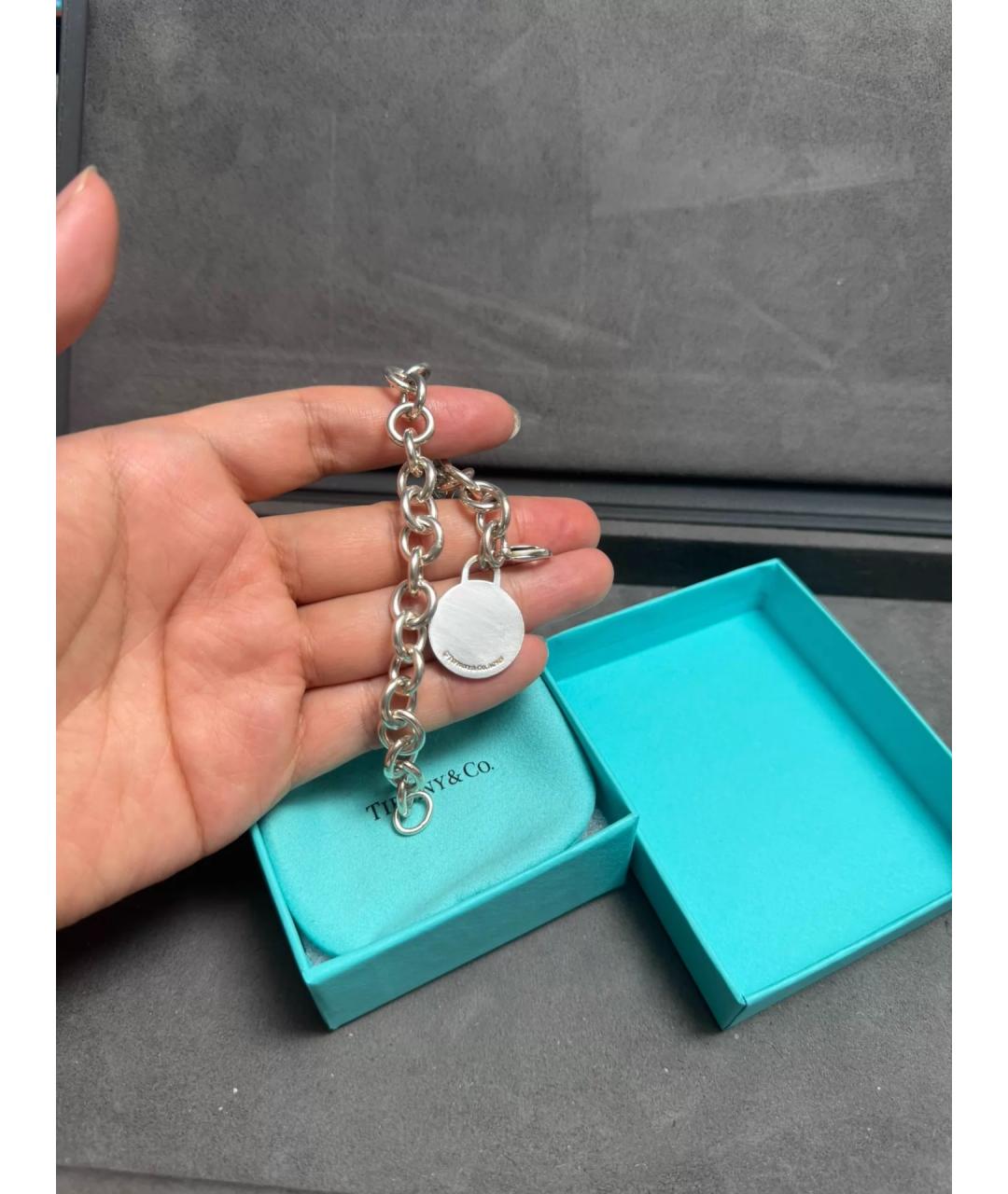TIFFANY&CO Серебряный серебряный браслет, фото 3