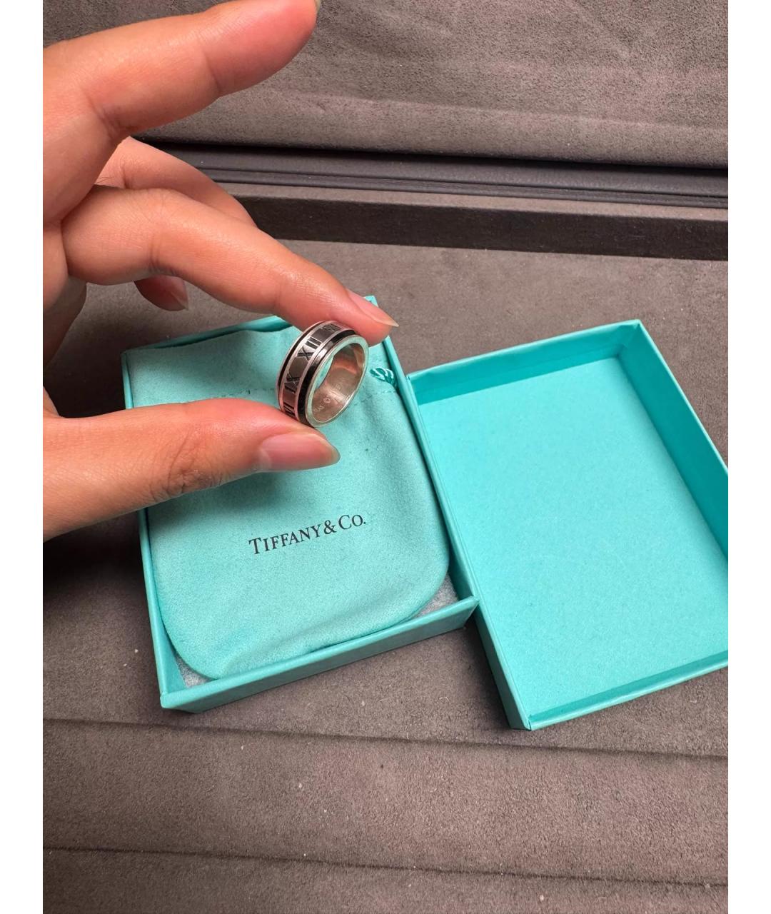 TIFFANY&CO Серебряное металлическое кольцо, фото 4