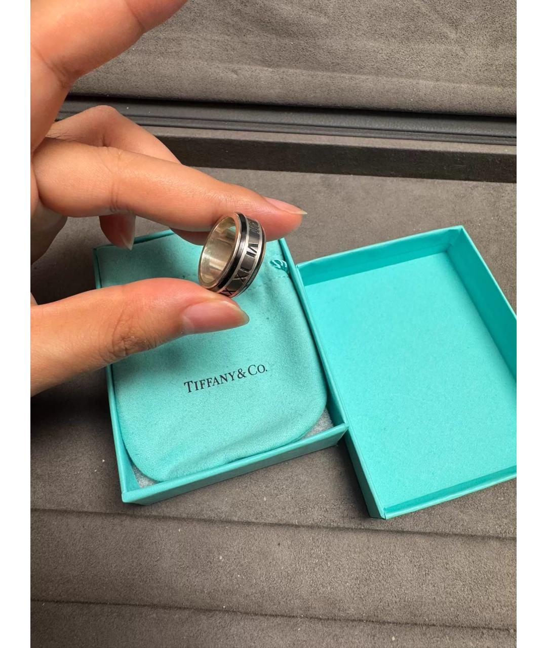 TIFFANY&CO Серебряное металлическое кольцо, фото 5