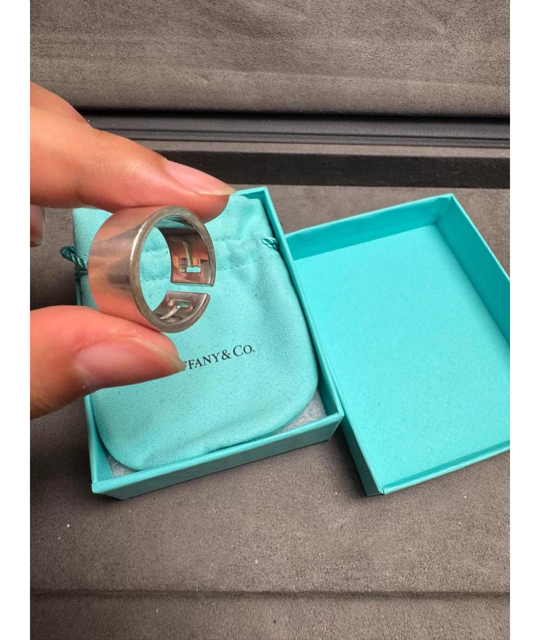 TIFFANY&CO Серебряное серебряное кольцо, фото 7