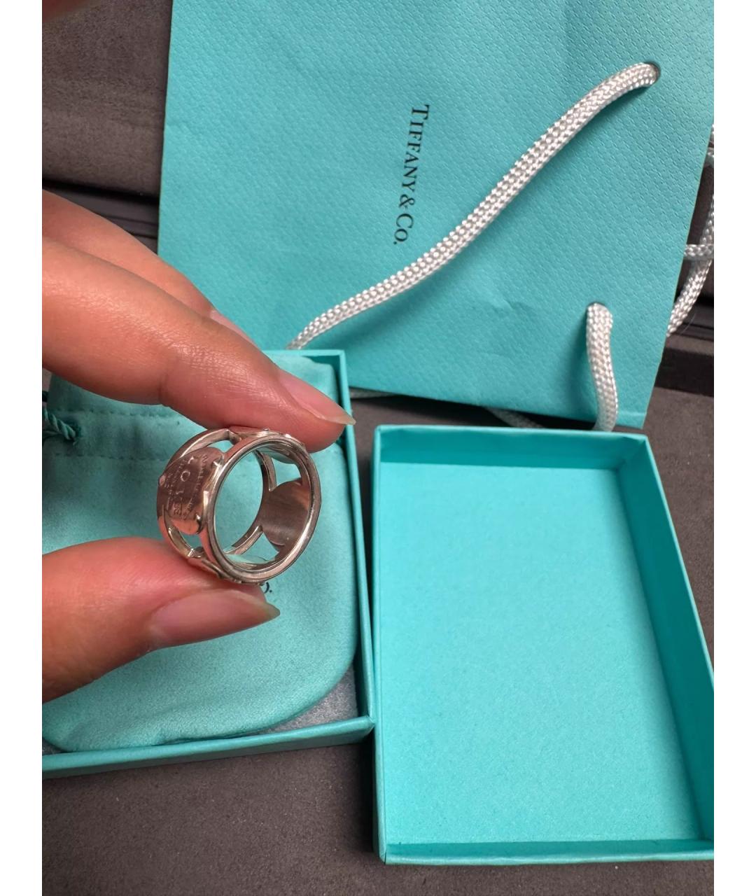 TIFFANY&CO Серебряное серебряное кольцо, фото 6