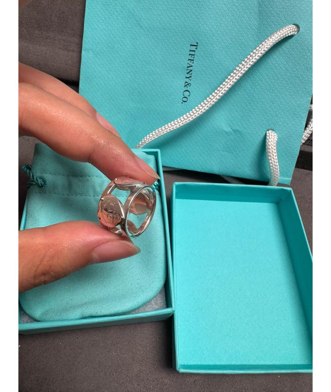 TIFFANY&CO Серебряное серебряное кольцо, фото 4