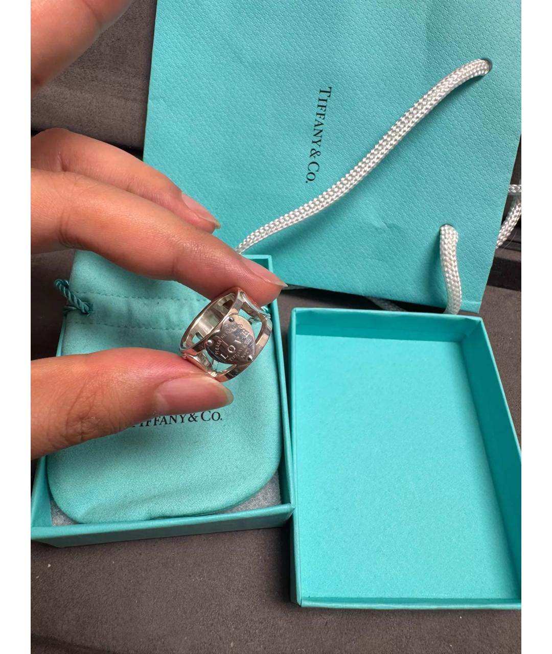 TIFFANY&CO Серебряное серебряное кольцо, фото 3
