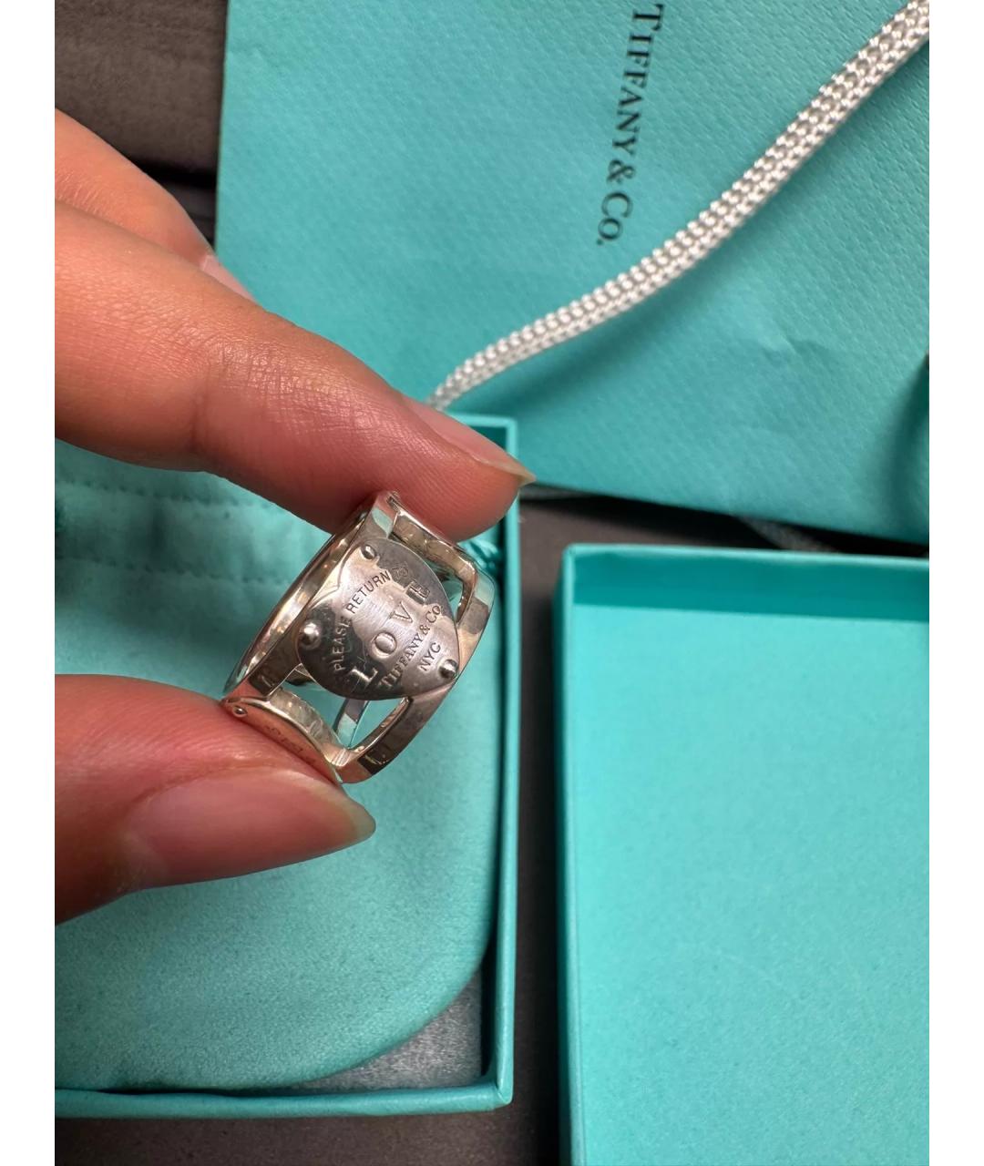 TIFFANY&CO Серебряное серебряное кольцо, фото 9