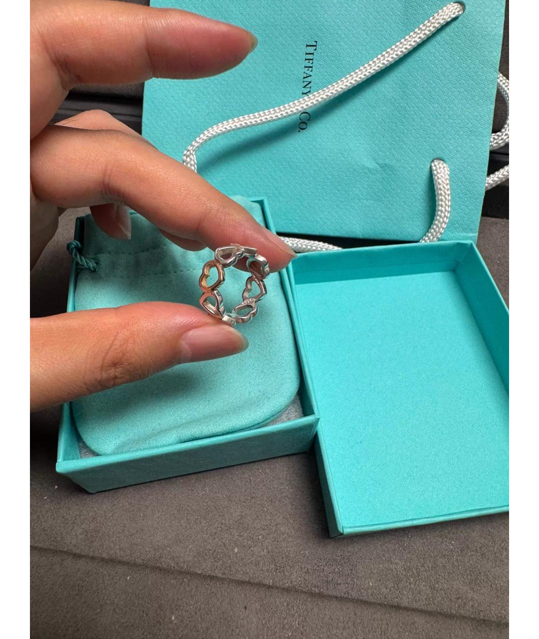 TIFFANY&CO Серебряное серебряное кольцо, фото 3