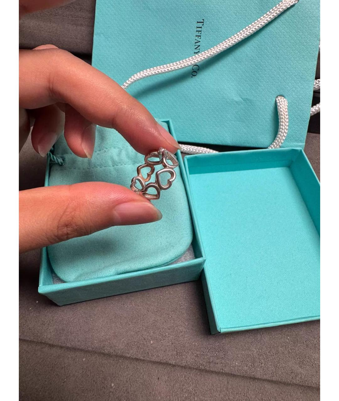 TIFFANY&CO Серебряное серебряное кольцо, фото 4