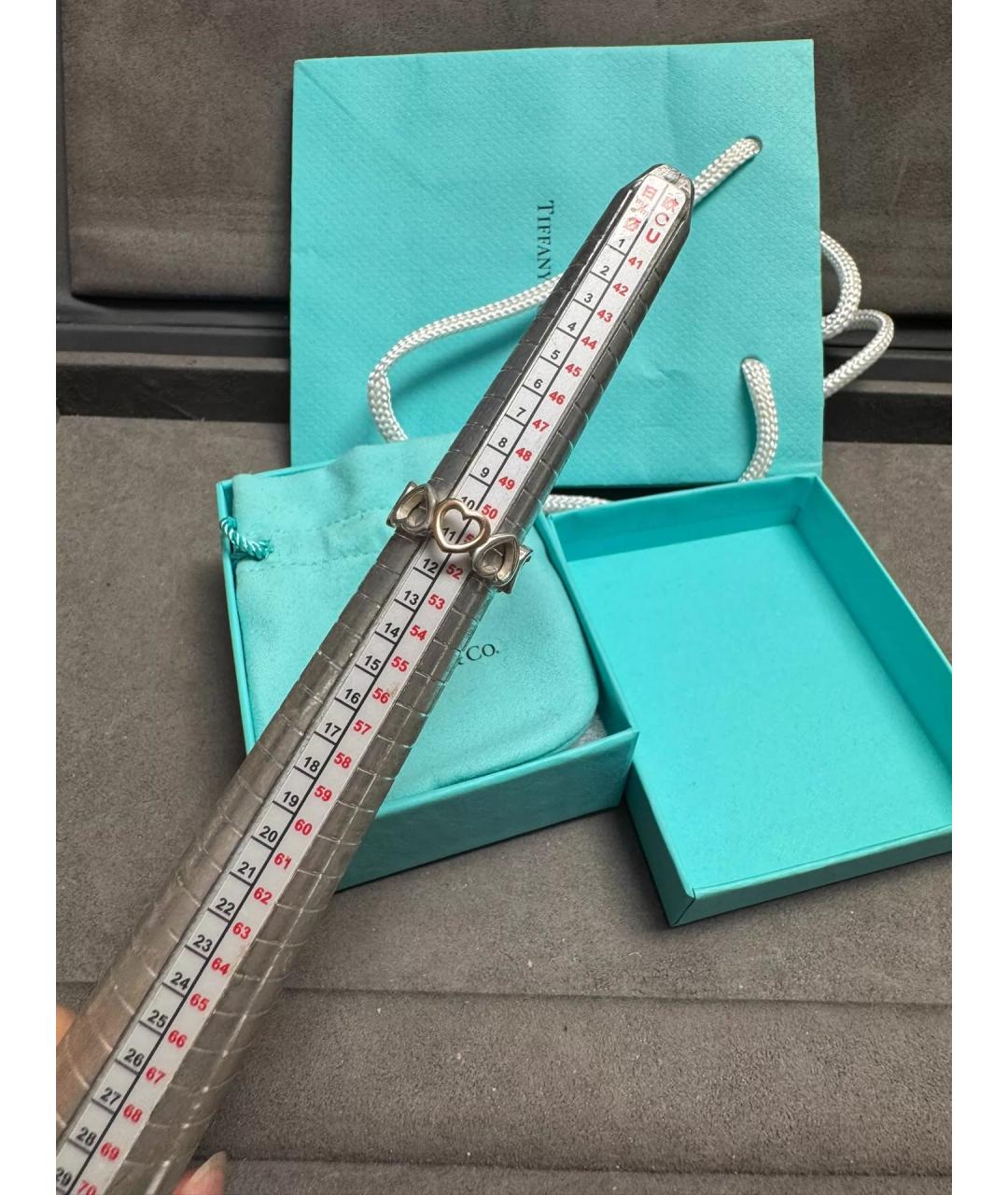 TIFFANY&CO Серебряное серебряное кольцо, фото 8