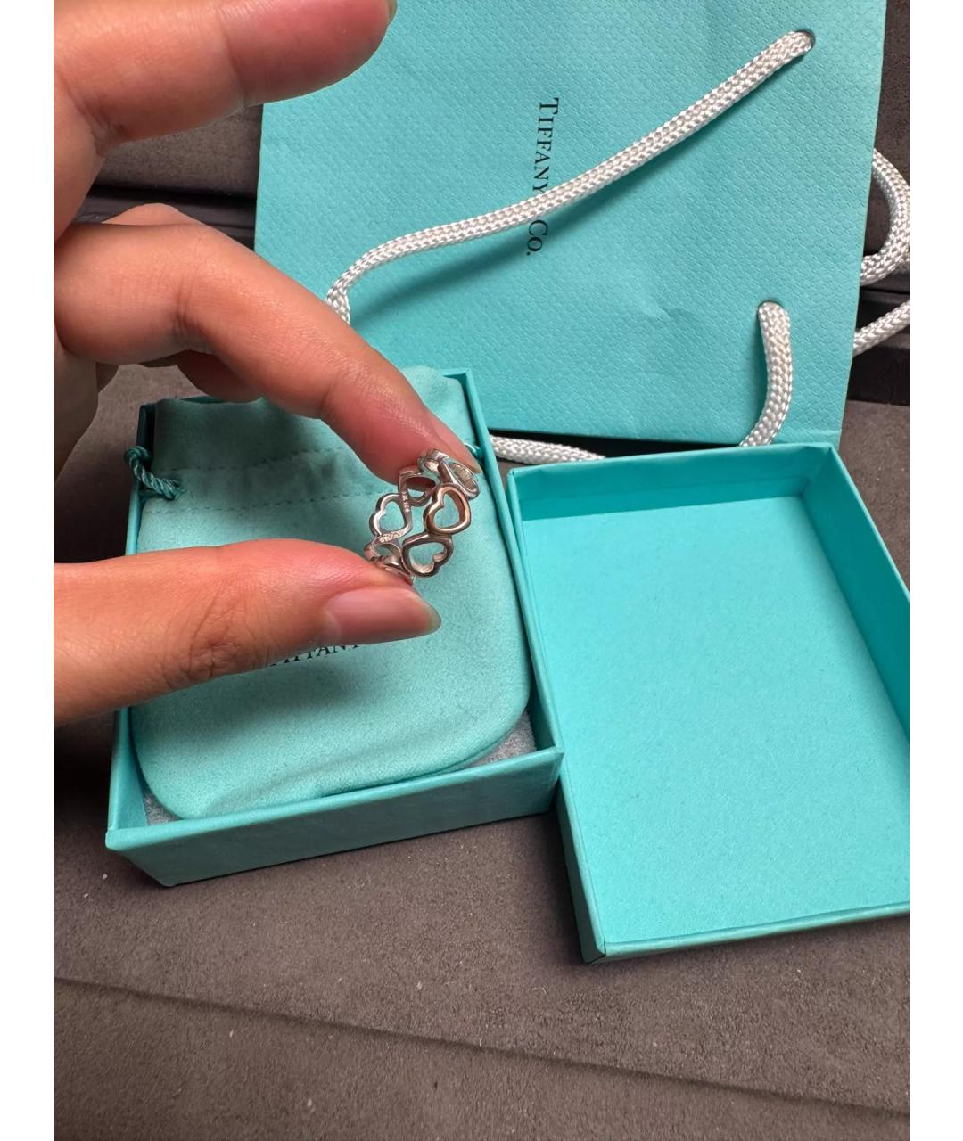 TIFFANY&CO Серебряное серебряное кольцо, фото 2