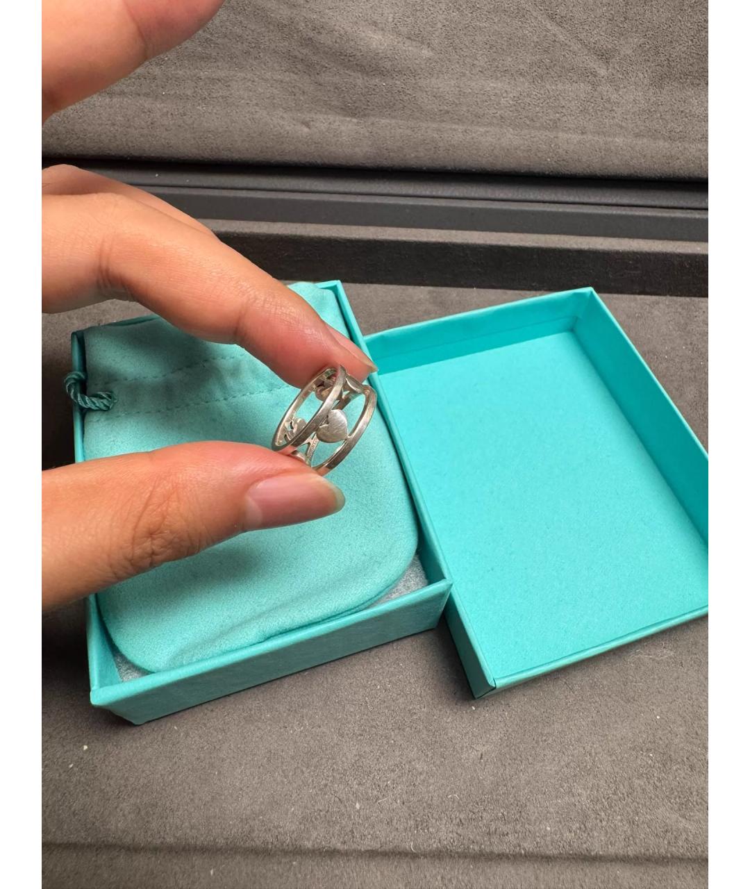 TIFFANY&CO Серебряное серебряное кольцо, фото 2