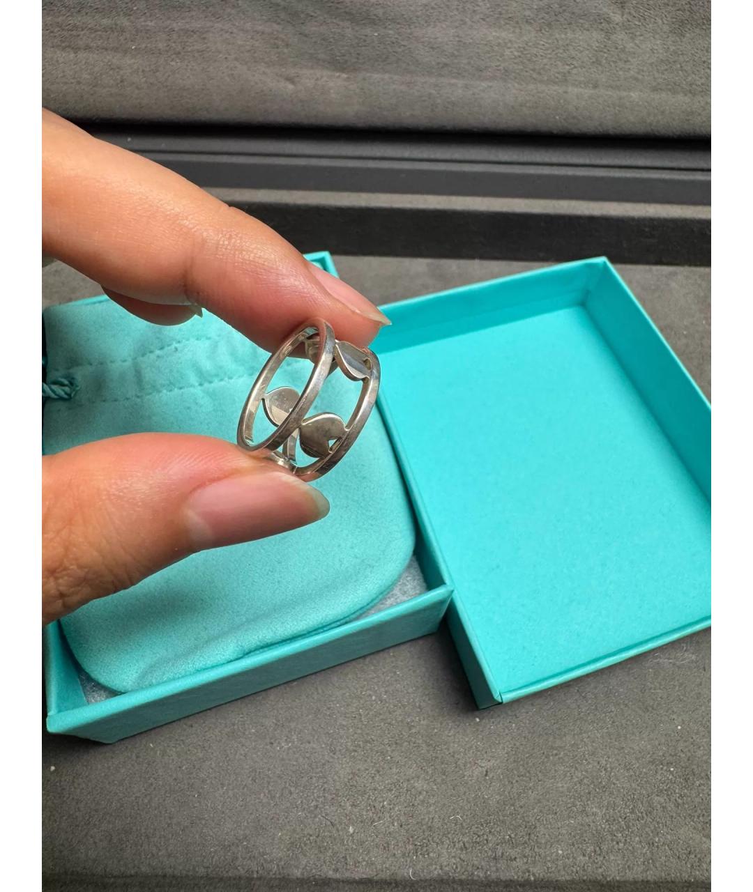 TIFFANY&CO Серебряное серебряное кольцо, фото 4