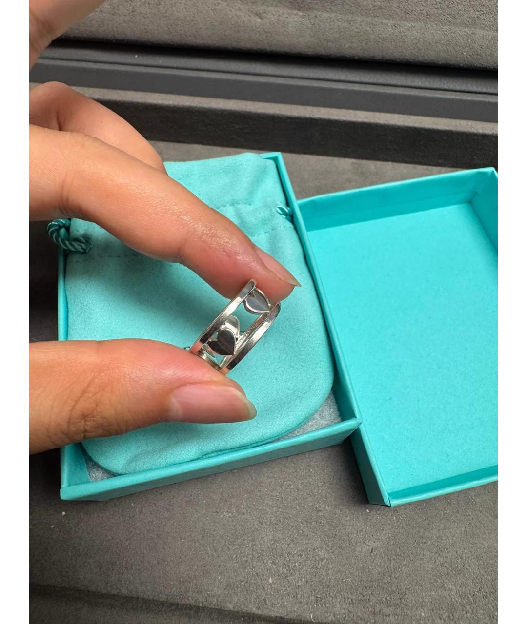 TIFFANY&CO Серебряное серебряное кольцо, фото 7