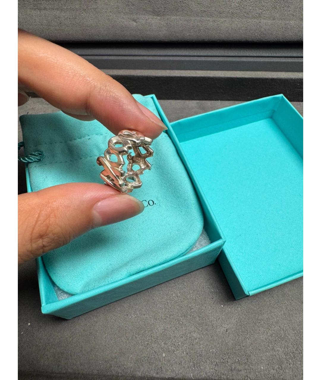 TIFFANY&CO Серебряное серебряное кольцо, фото 3