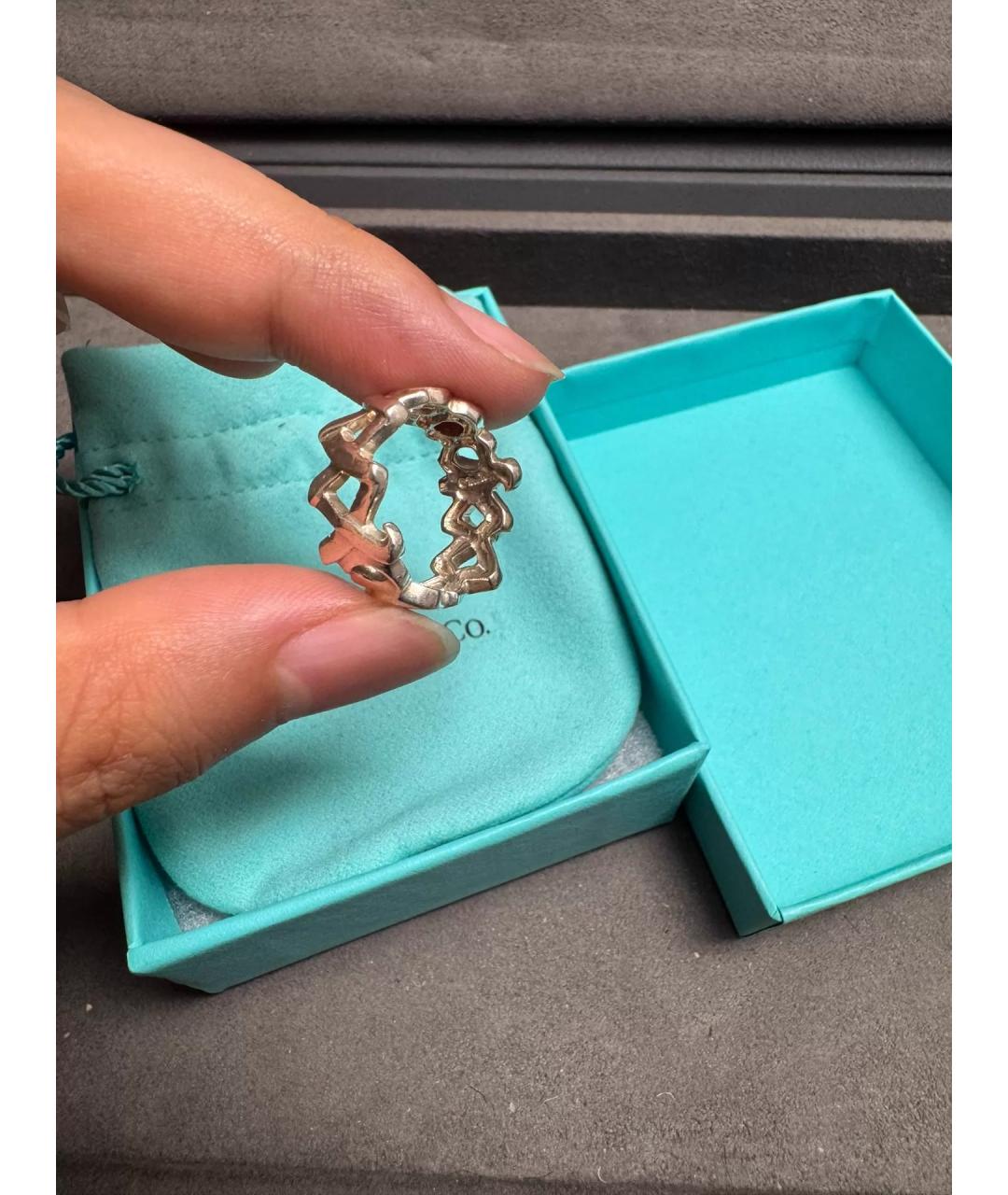 TIFFANY&CO Серебряное серебряное кольцо, фото 5