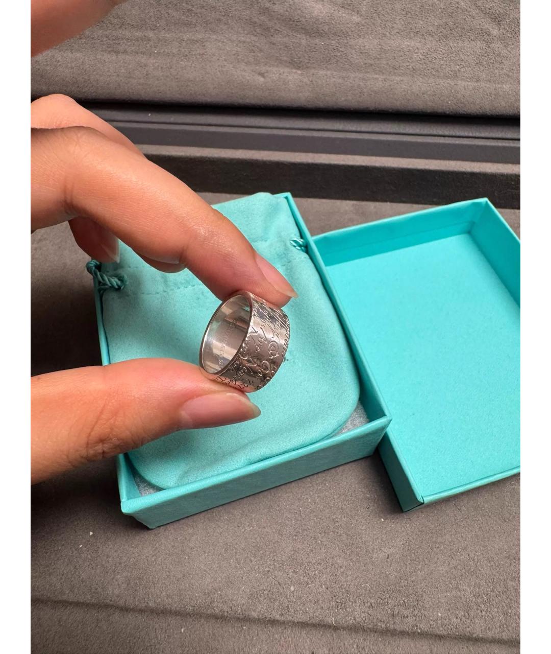 TIFFANY&CO Серебряное серебряное кольцо, фото 4