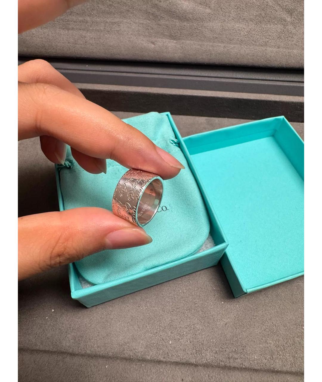 TIFFANY&CO Серебряное серебряное кольцо, фото 5