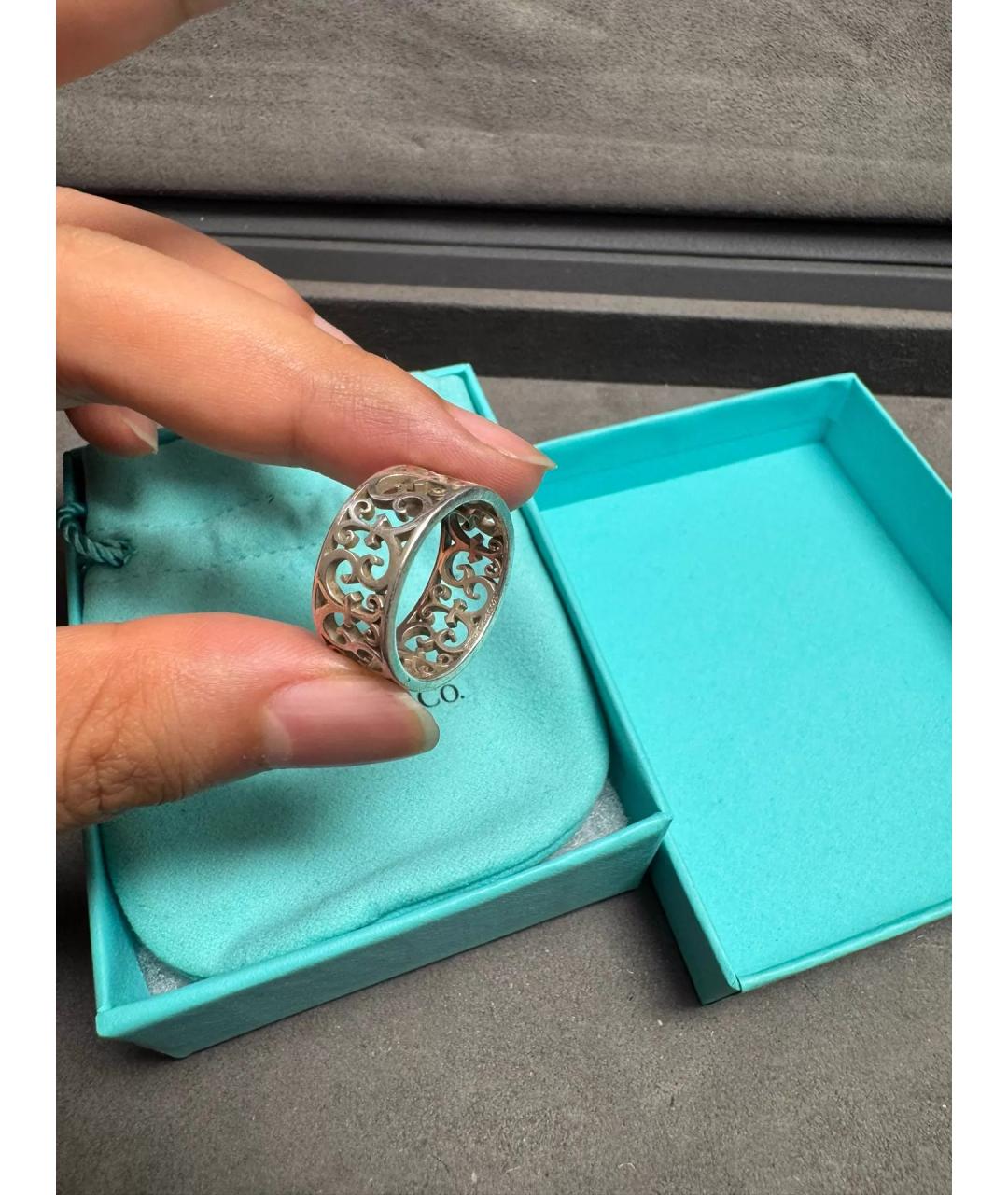 TIFFANY&CO Серебряное серебряное кольцо, фото 3