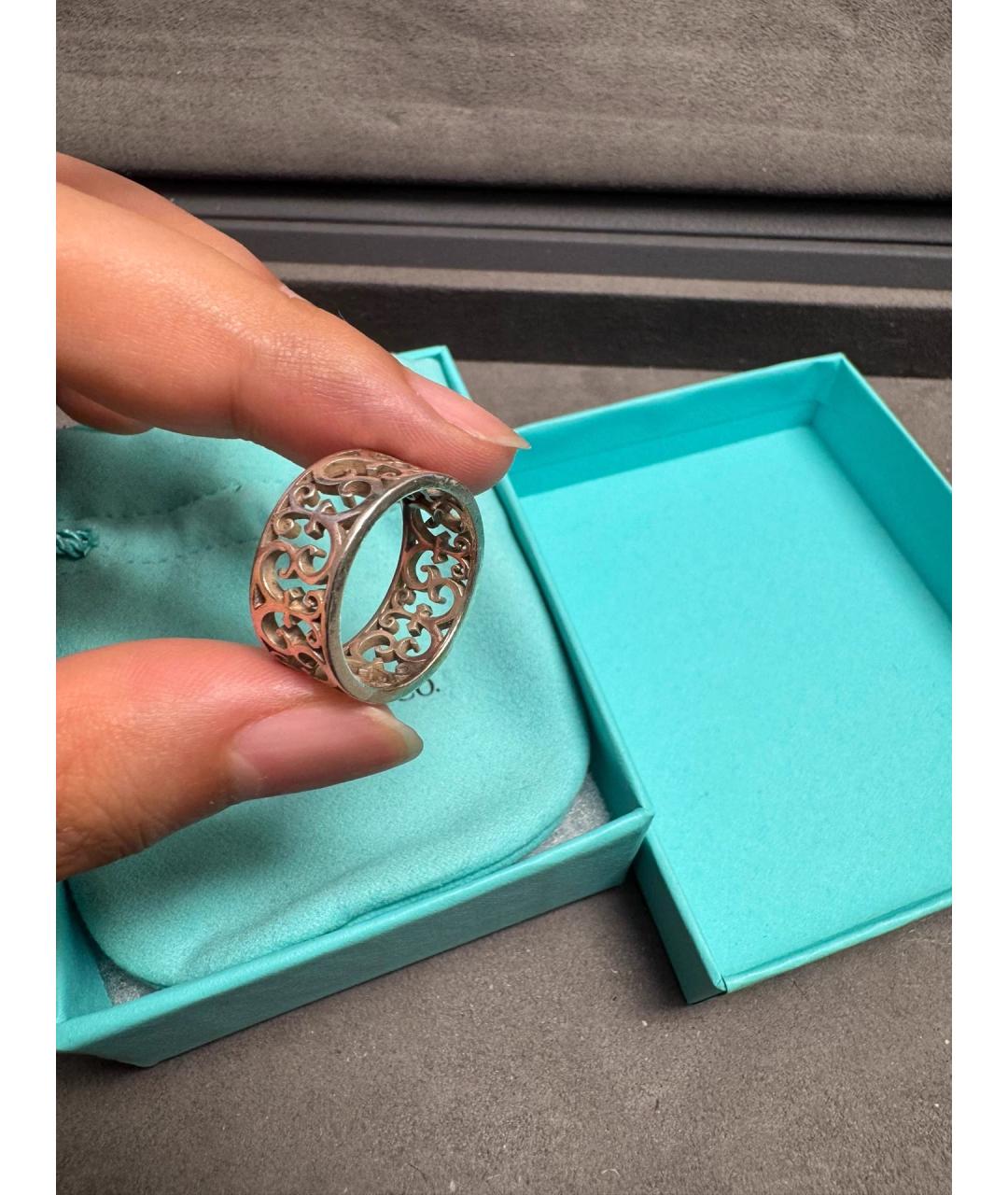 TIFFANY&CO Серебряное серебряное кольцо, фото 5