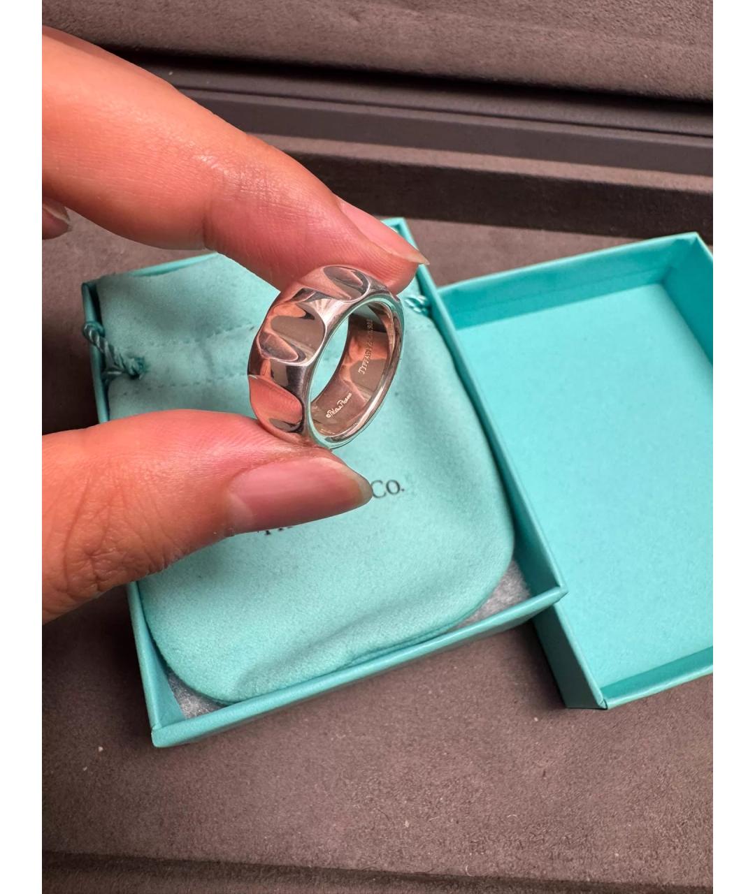 TIFFANY&CO Серебряное серебряное кольцо, фото 3