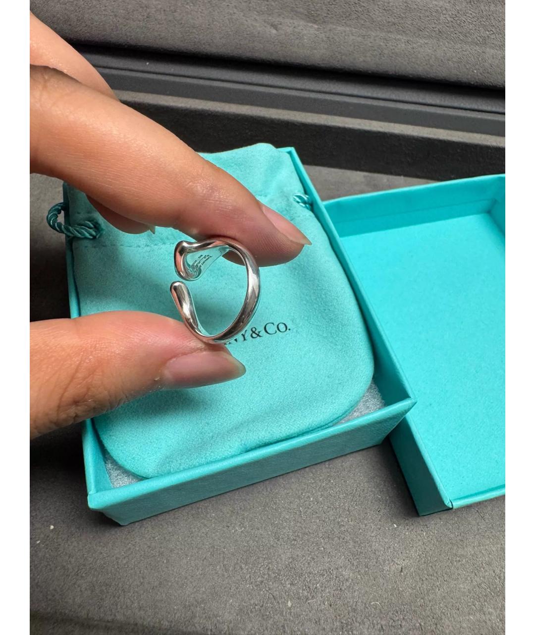 TIFFANY&CO Серебряное серебряное кольцо, фото 4