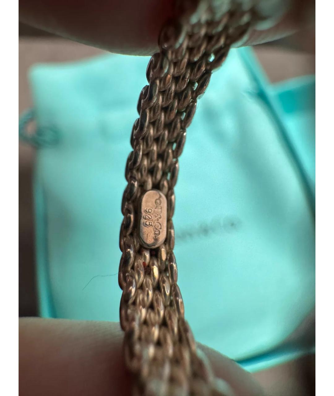 TIFFANY&CO Серебряное серебряное кольцо, фото 7