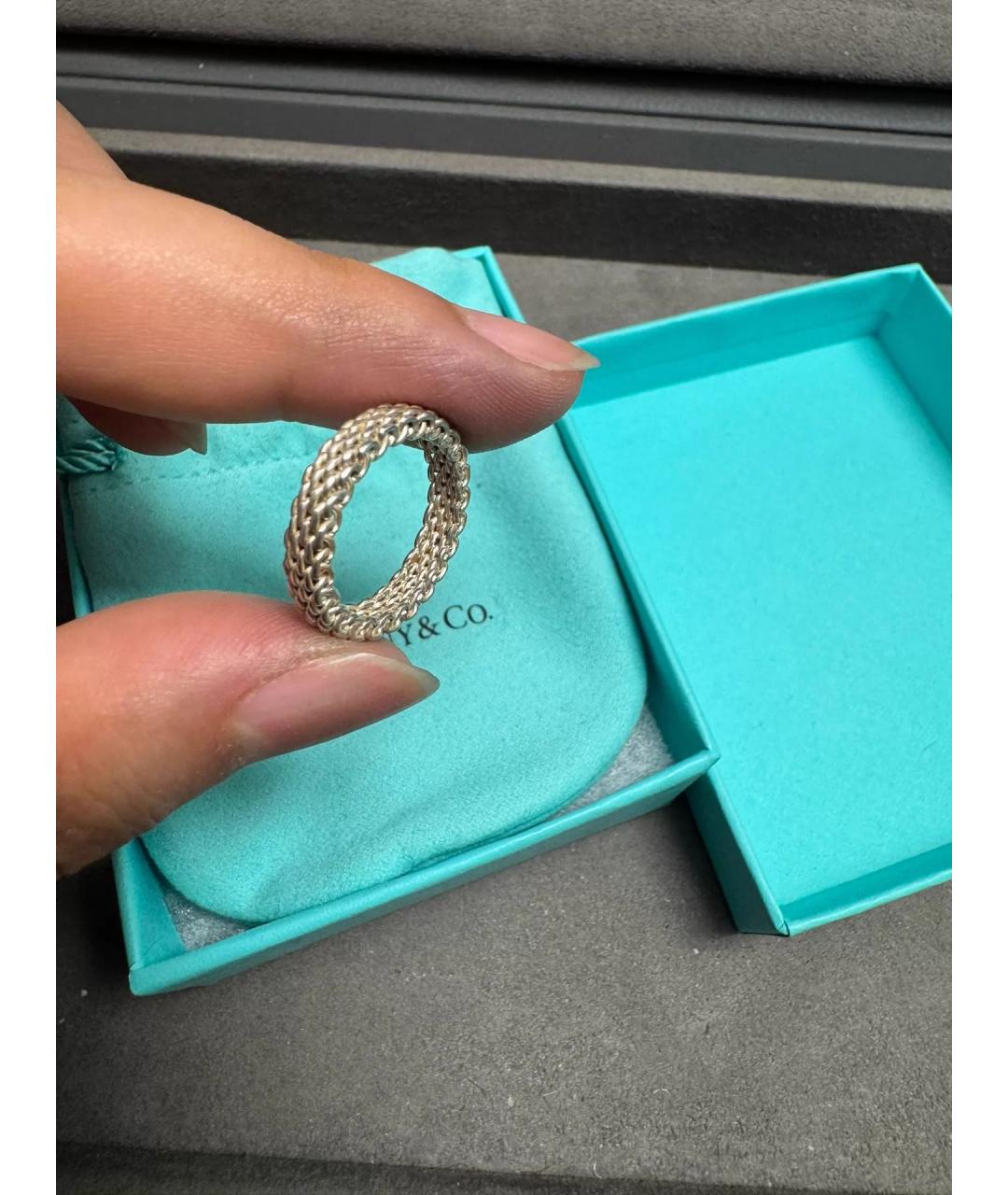 TIFFANY&CO Серебряное серебряное кольцо, фото 6
