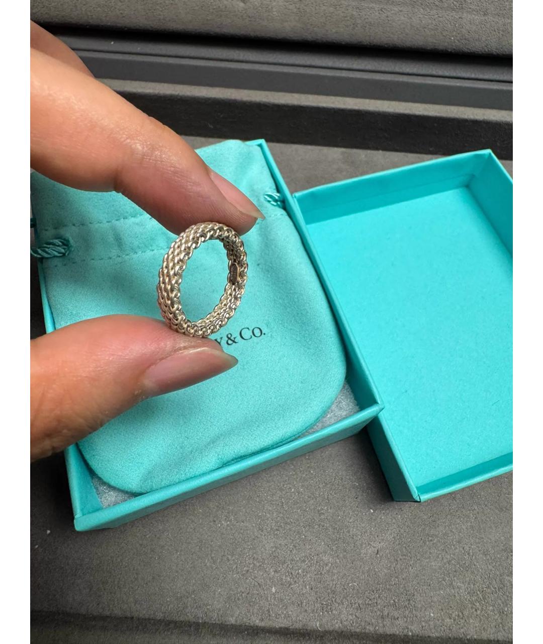 TIFFANY&CO Серебряное серебряное кольцо, фото 4