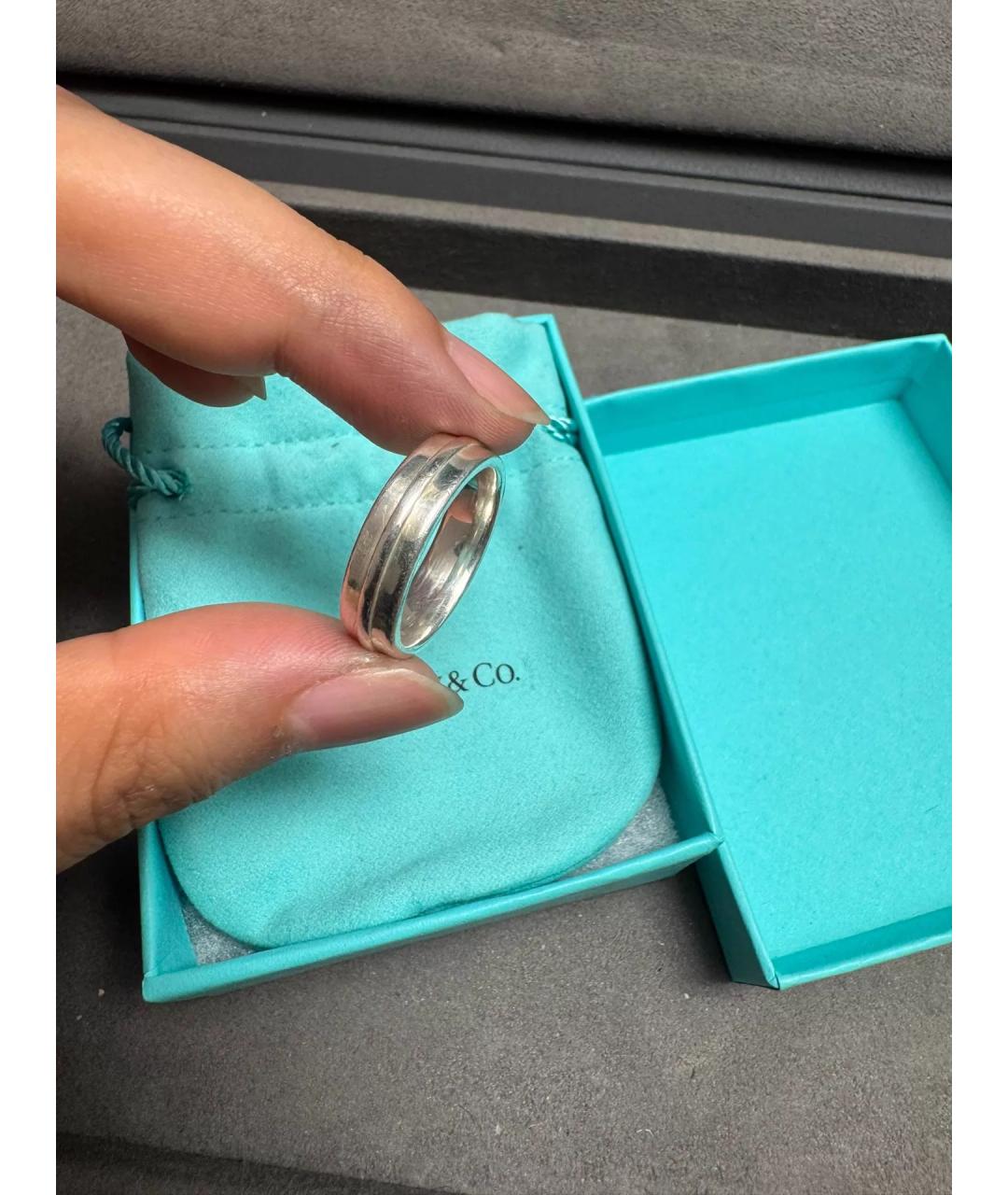 TIFFANY&CO Серебряное серебряное кольцо, фото 5