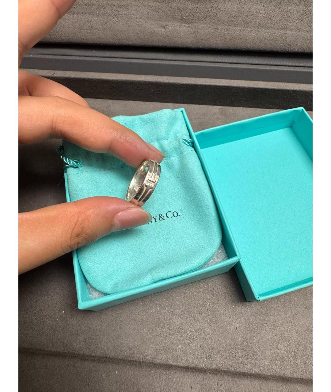 TIFFANY&CO Серебряное серебряное кольцо, фото 7