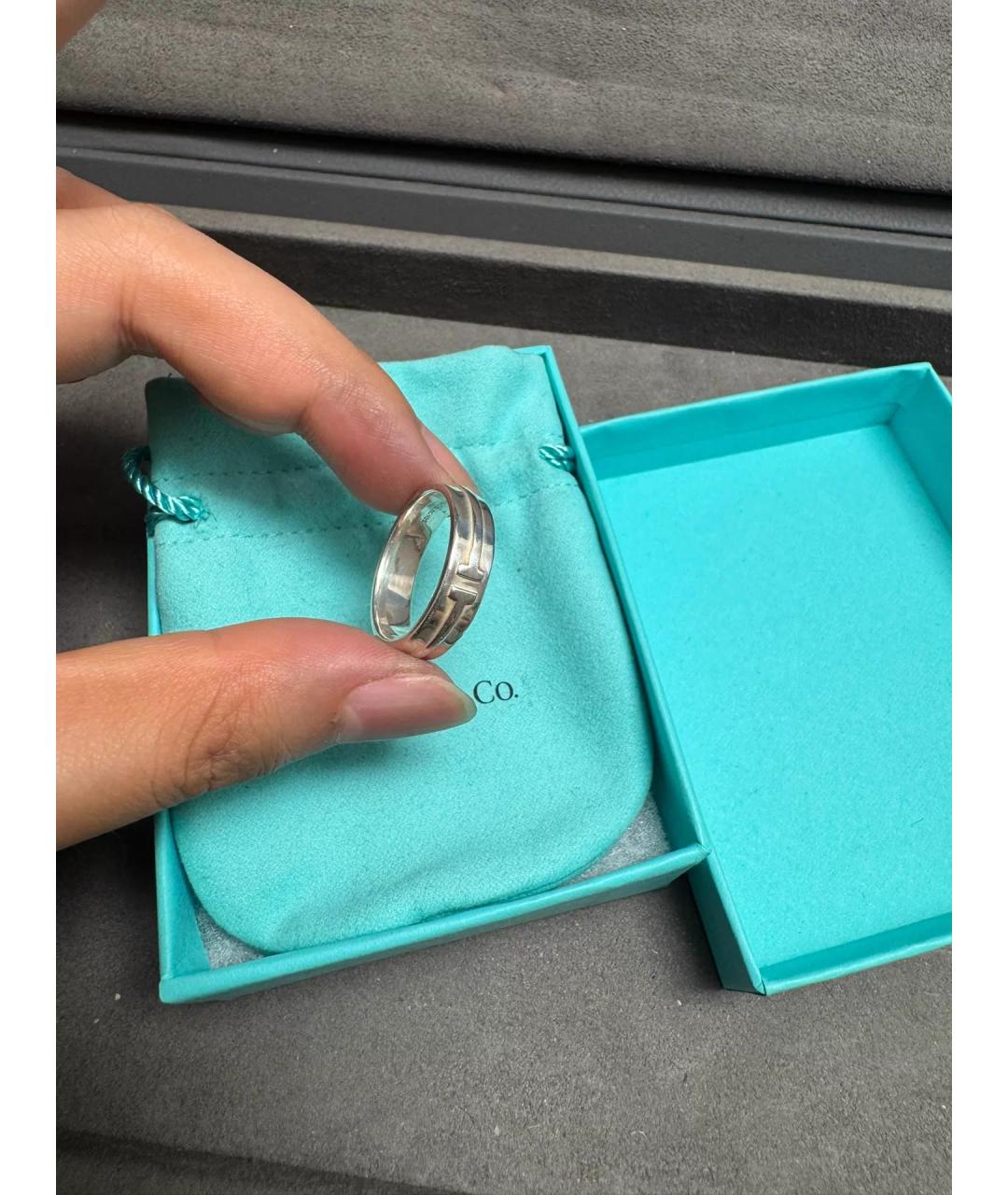 TIFFANY&CO Серебряное серебряное кольцо, фото 2