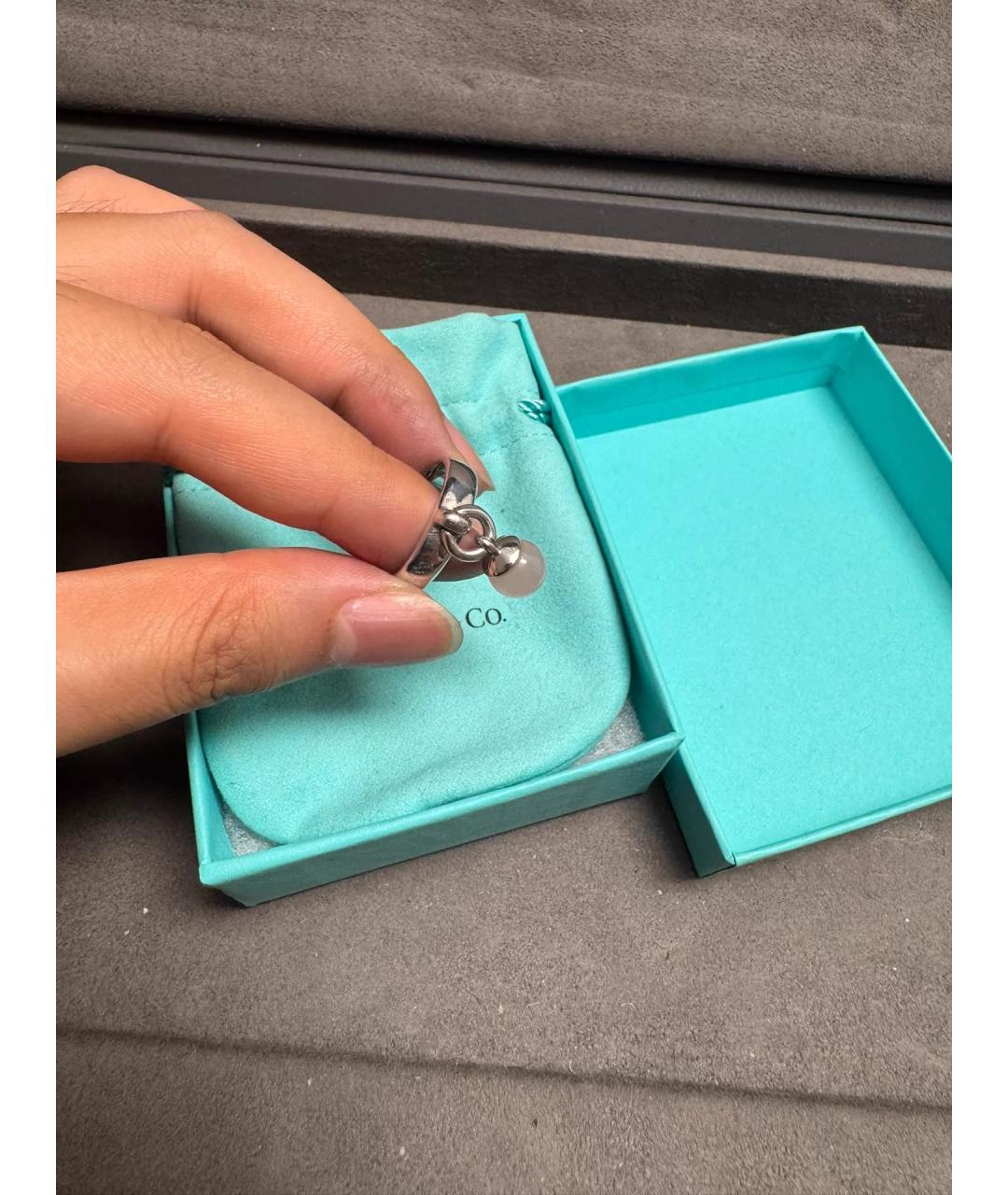 TIFFANY&CO Розовое серебряное кольцо, фото 2
