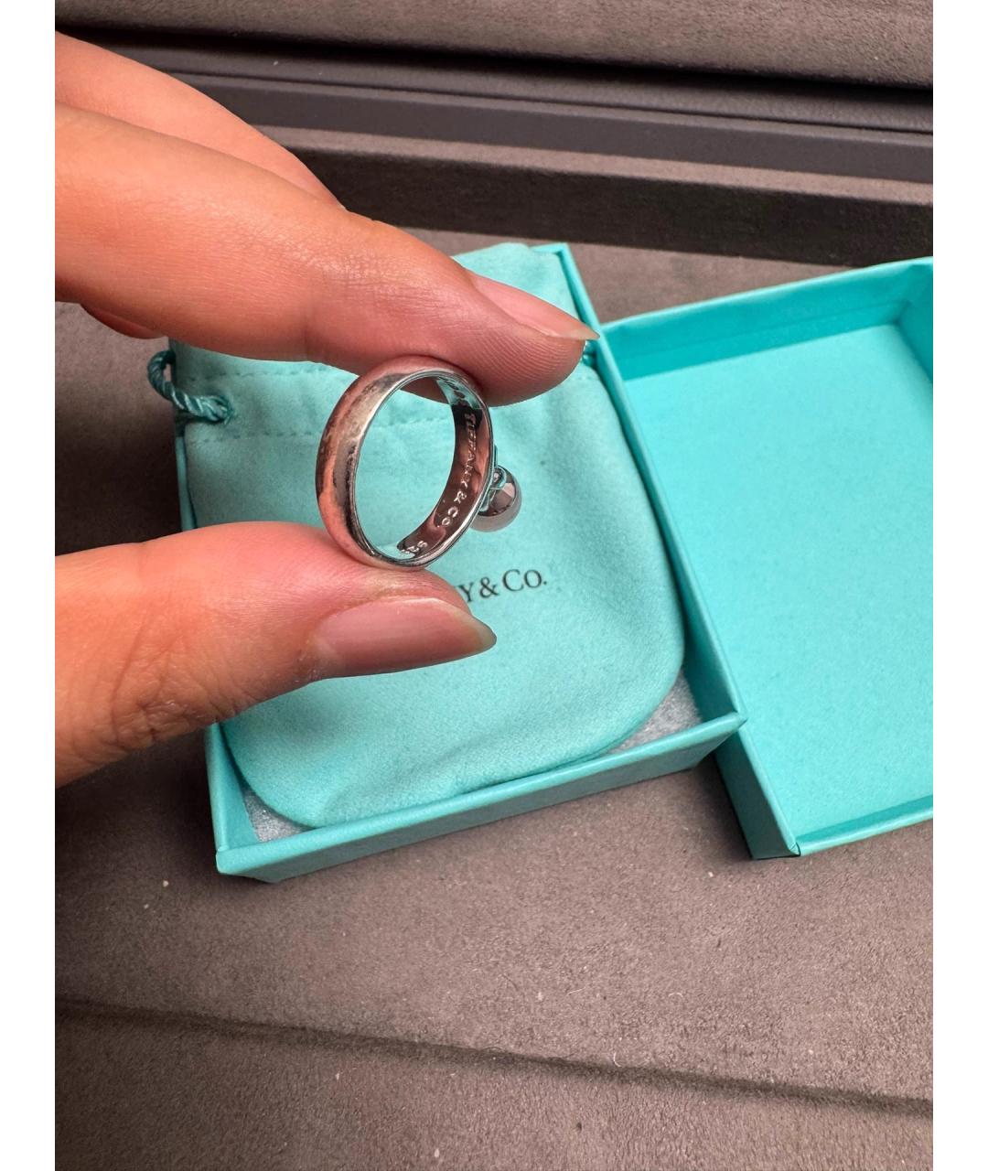 TIFFANY&CO Розовое серебряное кольцо, фото 6