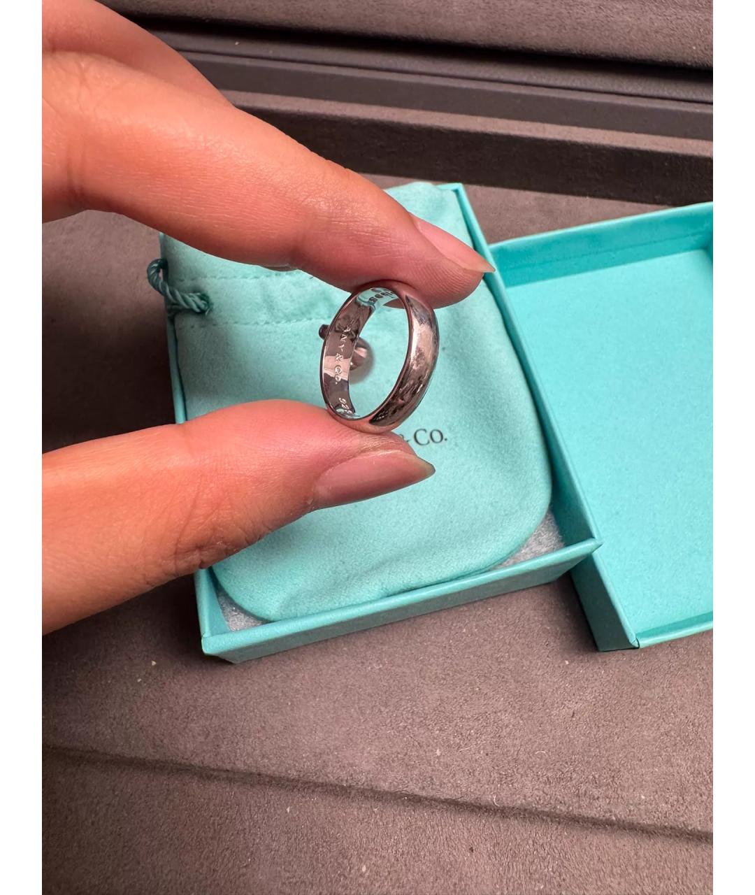 TIFFANY&CO Розовое серебряное кольцо, фото 5