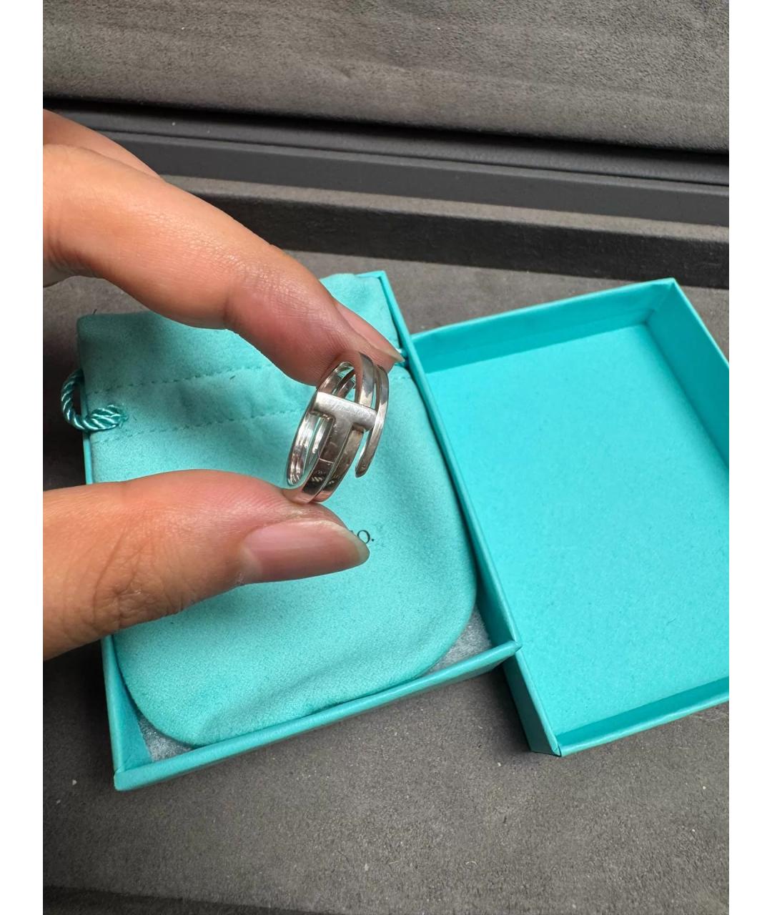 TIFFANY&CO Серебряное серебряное кольцо, фото 2