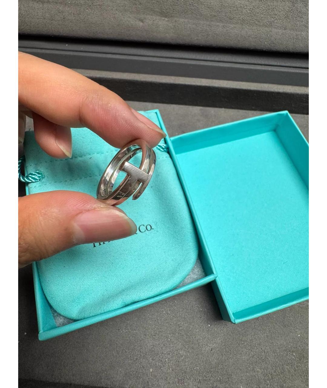 TIFFANY&CO Серебряное серебряное кольцо, фото 6