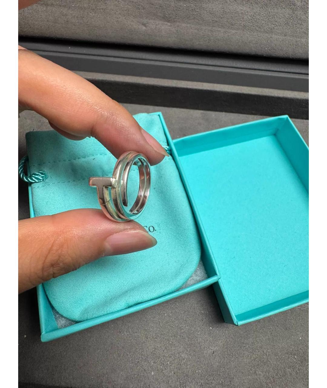 TIFFANY&CO Серебряное серебряное кольцо, фото 3