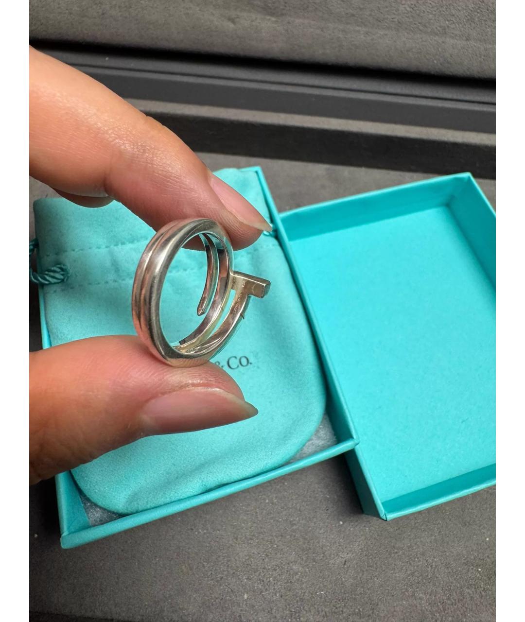TIFFANY&CO Серебряное серебряное кольцо, фото 5