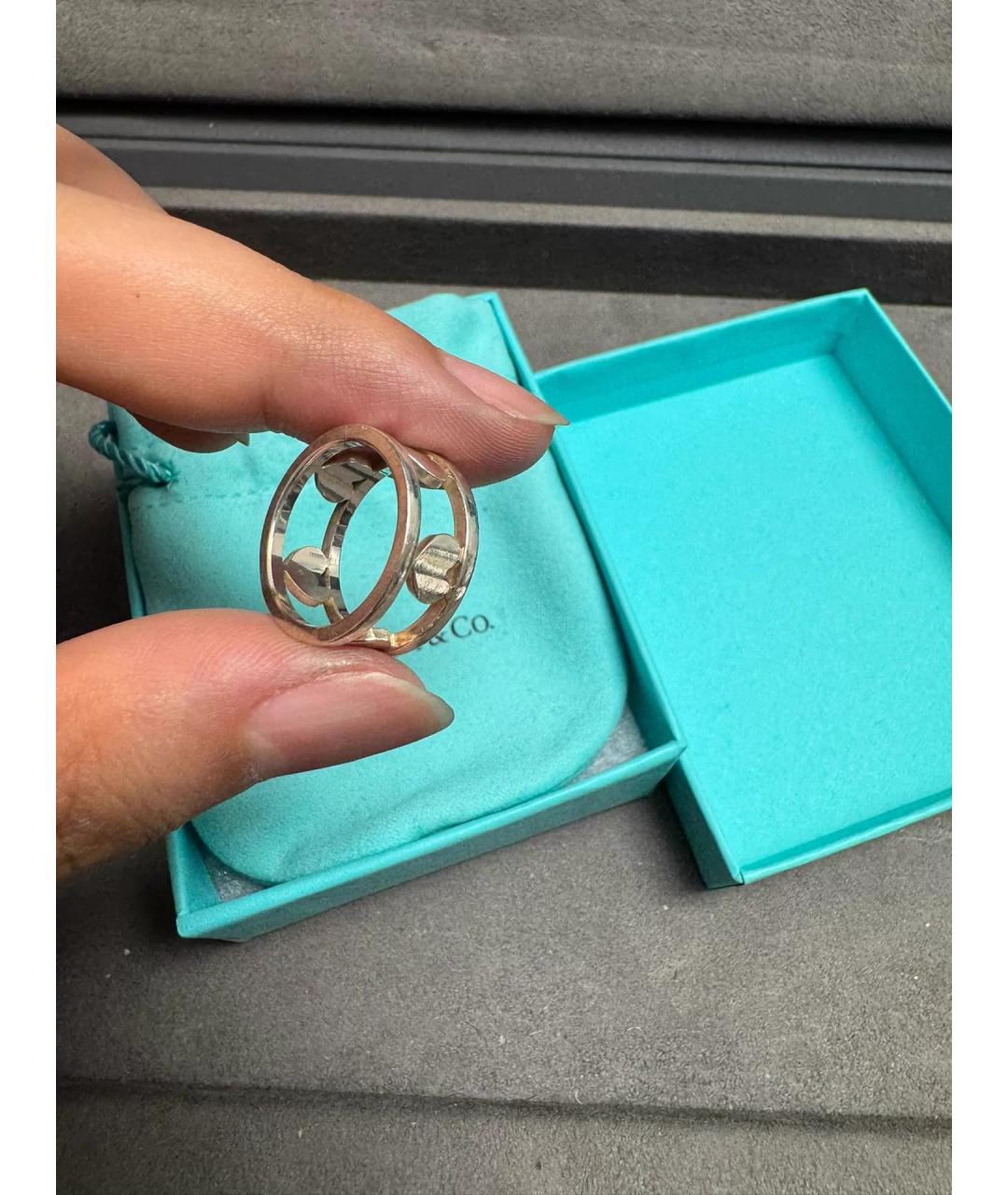 TIFFANY&CO Серебряное серебряное кольцо, фото 4